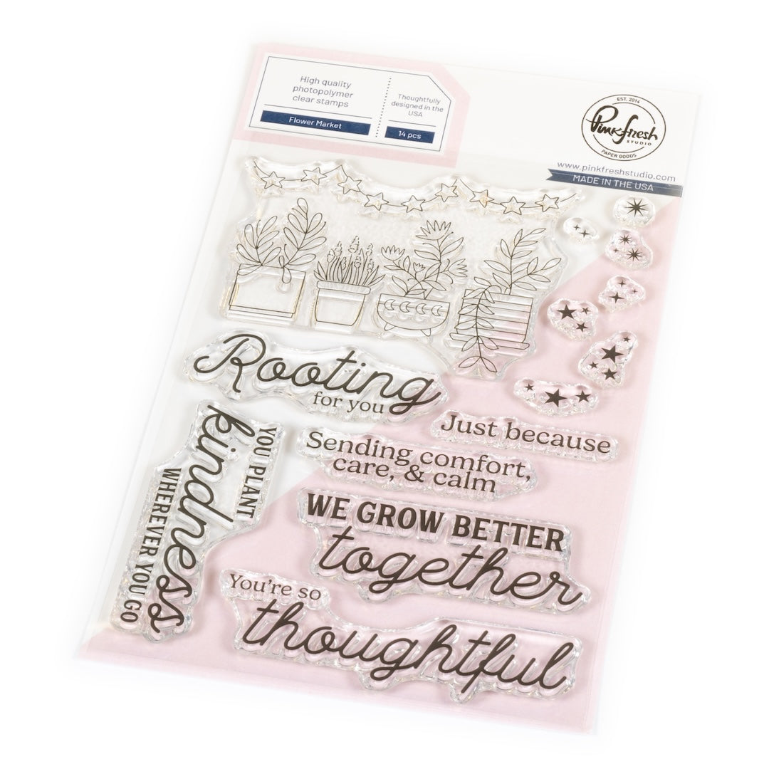 Pinkfresh Studio - Flower Market Stamps
