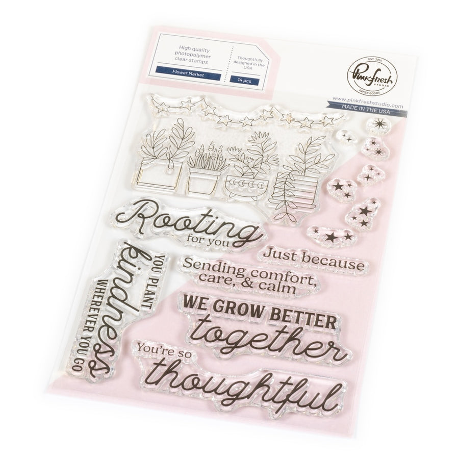 Pinkfresh Studio - Flower Market Stamps