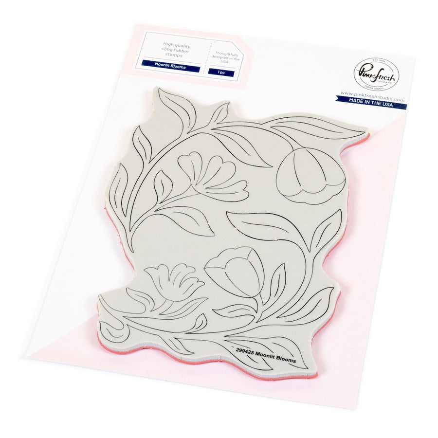 Pinkfresh Studio - Moonlit Blooms Cling Stamp