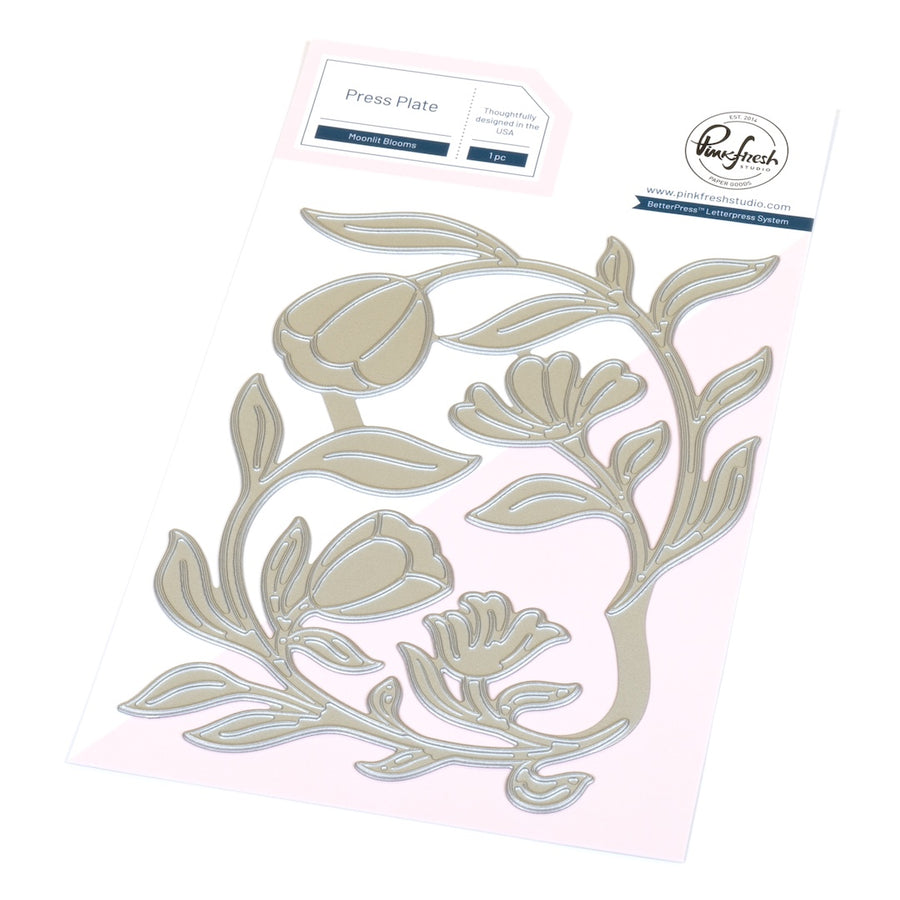 Pinkfresh Studio - Moonlit Blooms Press Plate