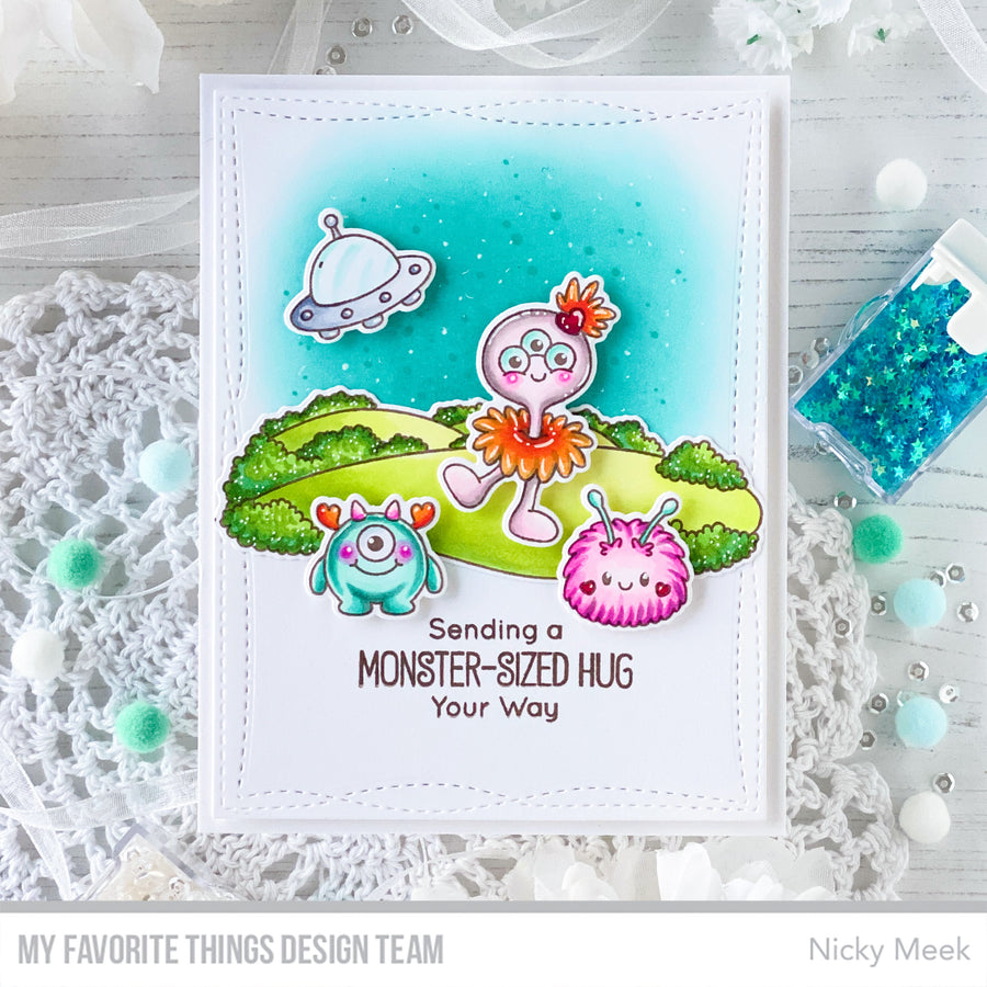 My Favorite Things - JB Monster Love Stamp & Die Duo