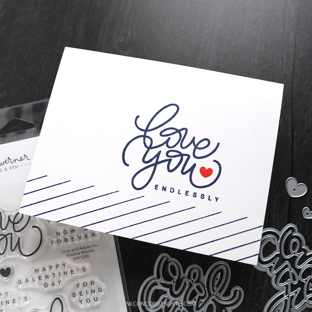 Concord & 9th (Kristina Werner) - Love and Adore You Stamp Set