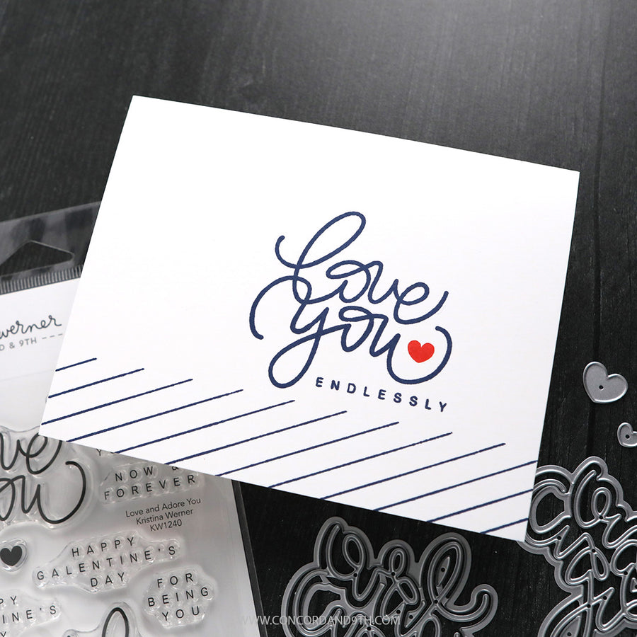 Concord & 9th (Kristina Werner) - Love and Adore You Stamp Set
