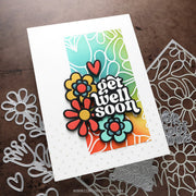 (PRE-ORDER) Concord & 9th (Kristina Werner) - Retro Flowers Stencil Pack