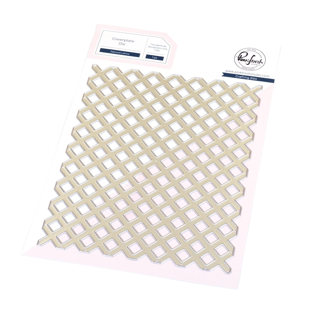 Pinkfresh Studio - Diamond Lattice Coverplate Die