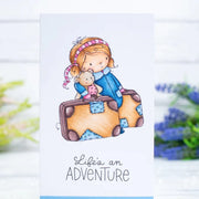Paper Rose - Teddy Travels Clear Stamp