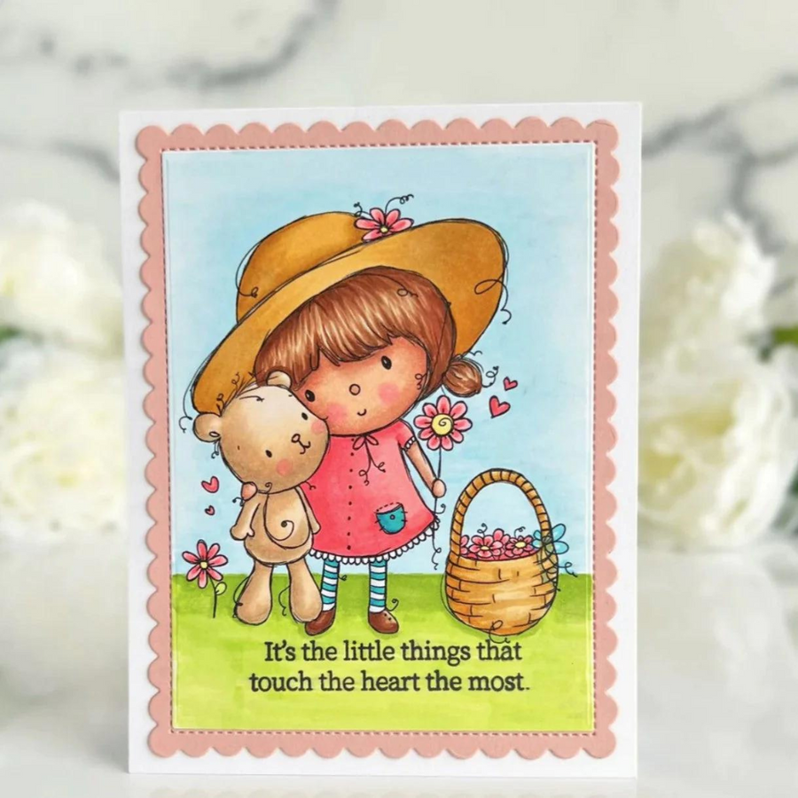Paper Rose - Flowers for Teddy Clear Stamp