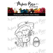 Paper Rose - Flowers for Teddy Clear Stamp