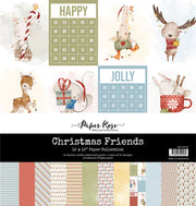Paper Rose - Christmas Friends 12" x 12" Paper Collection