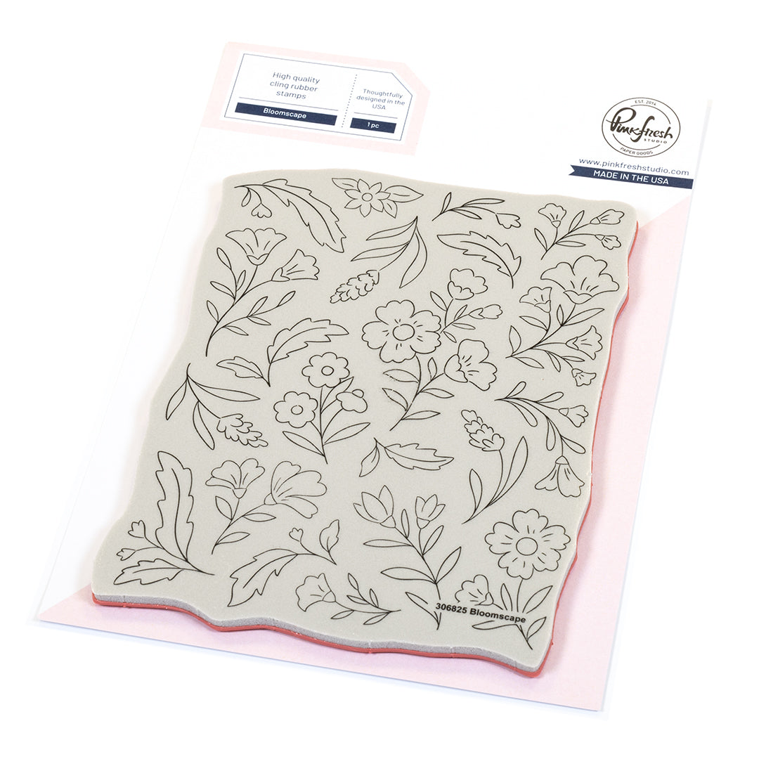 Pinkfresh Studio - Bloomscape Cling Stamp