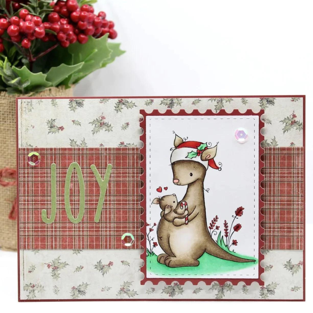 Paper Rose Studio - Christmas Kangaroos Metal Die