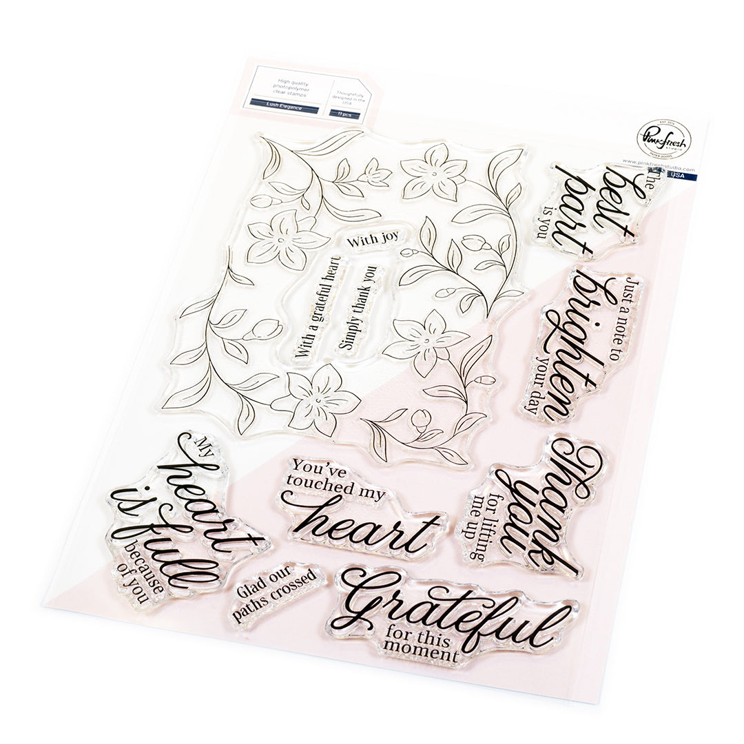 Pinkfresh Studio - Lush Elegance Stamps