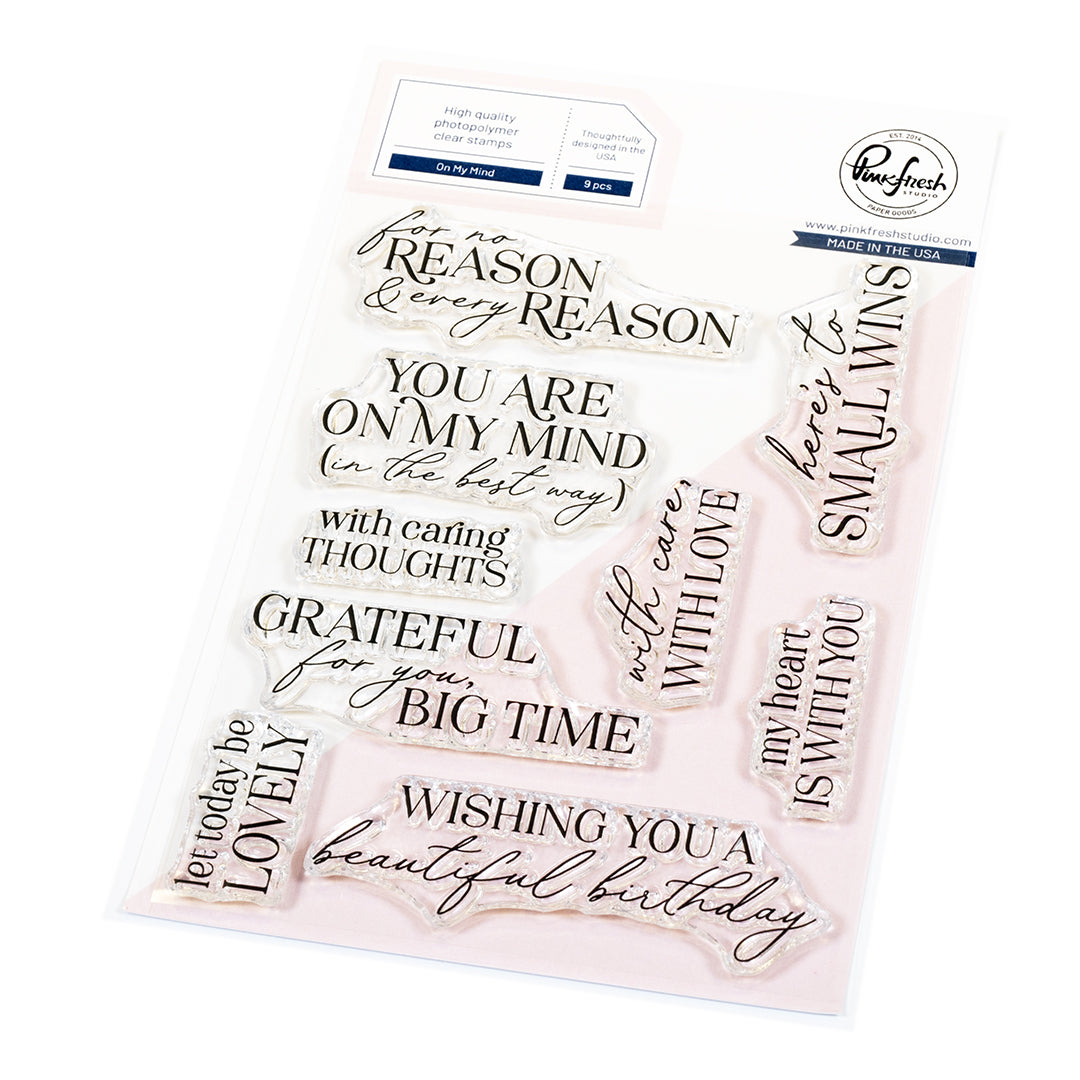 Pinkfresh Studio - On My Mind Stamps