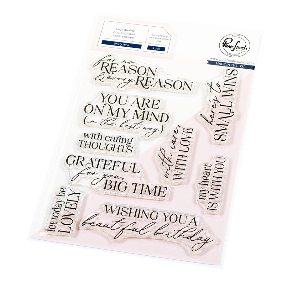 Pinkfresh Studio - On My Mind Stamps