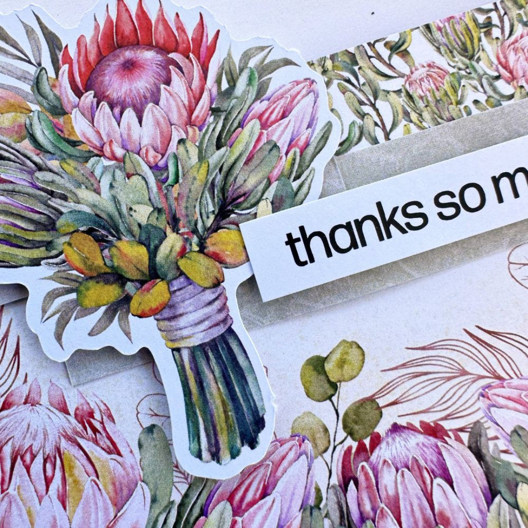 Paper Rose Studio - Blooming Proteas Die Cuts