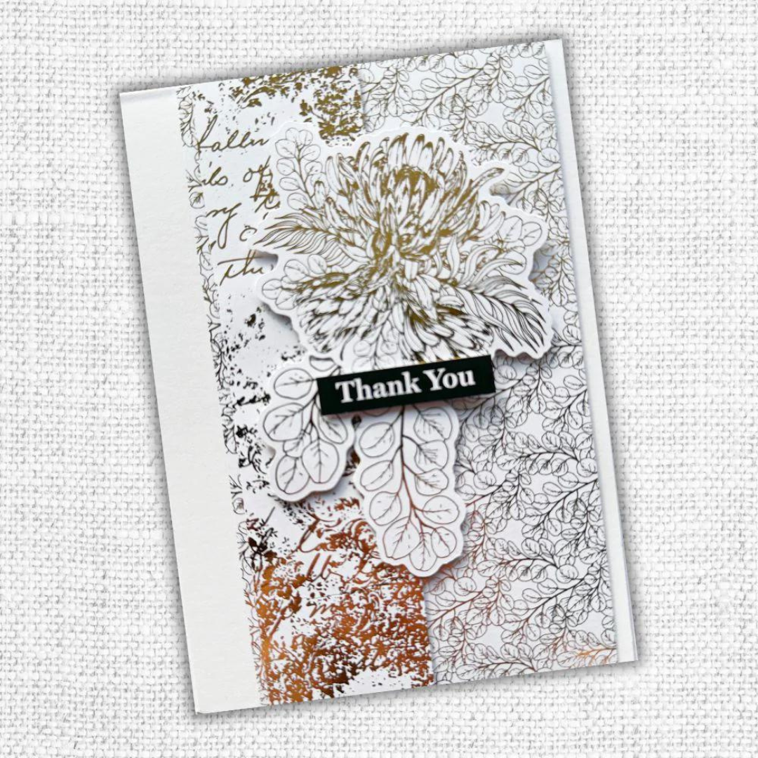 Paper Rose Studio - Blooming Proteas Foil Die Cuts