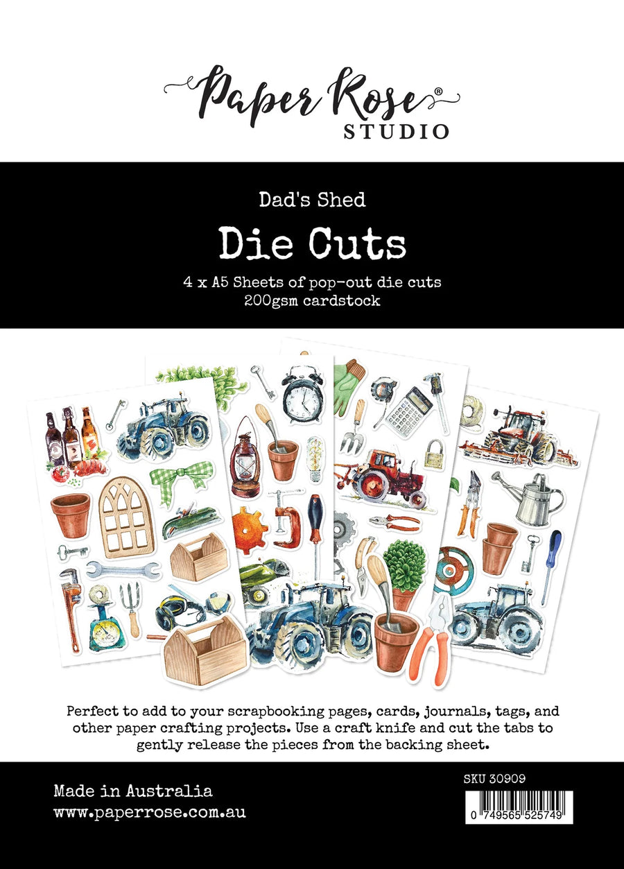 Paper Rose Studio - Dad's Shed Die Cuts