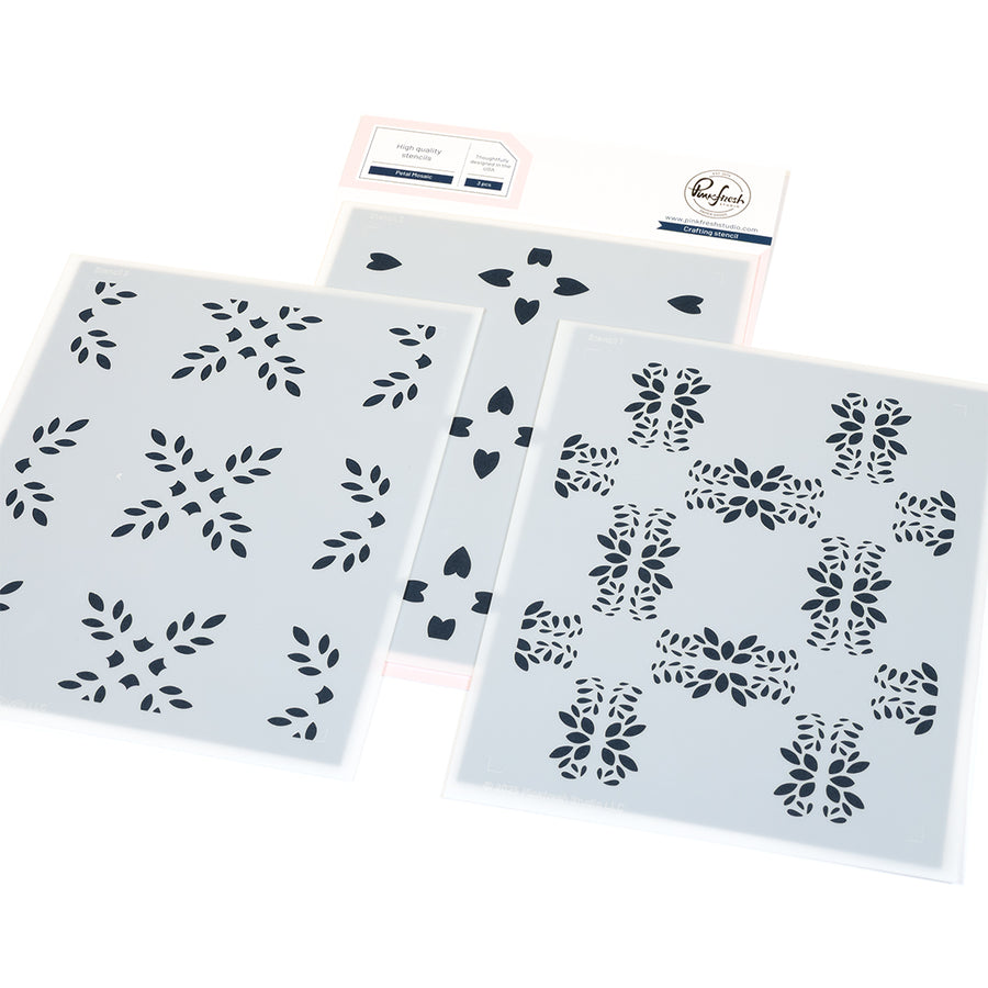 Pinkfresh Studio - Petal Mosaic Stencils