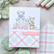 Paper Rose - Christmas Joy Word Clear Stamp