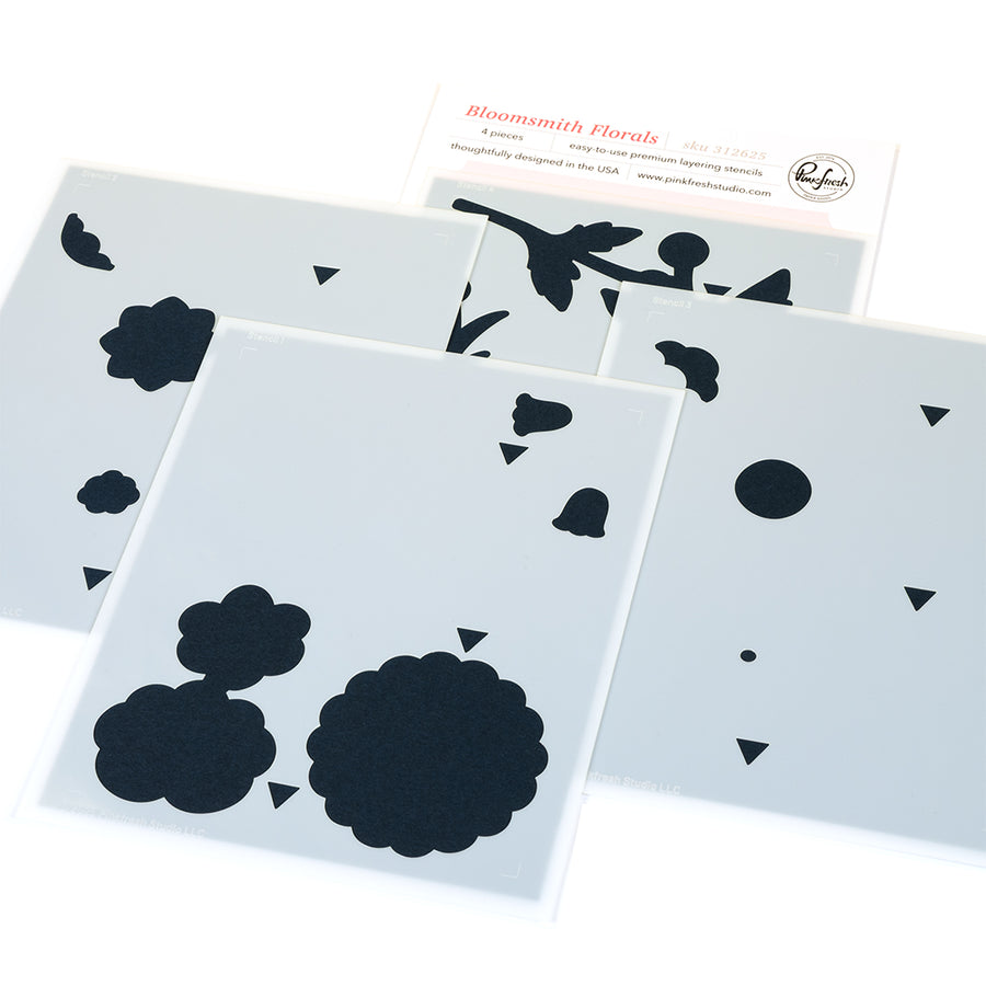 Pinkfresh Studio - Bloomsmith Florals Stencils