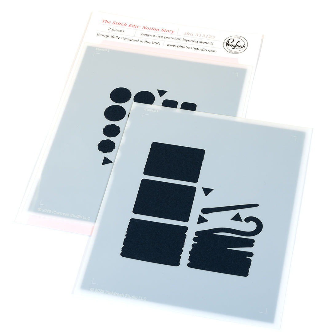 Pinkfresh Studio - The Stitch Edit: Notion Story Stencils