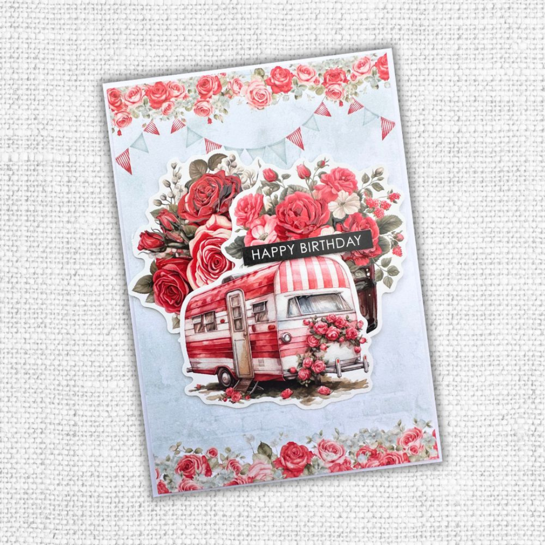 Paper Rose Studio - Candy Kisses  Basics 6" x 6" Paper Collection