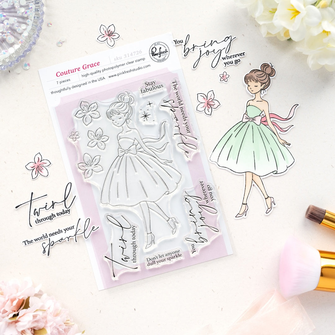 Pinkfresh Studio - Couture Grace Stamps