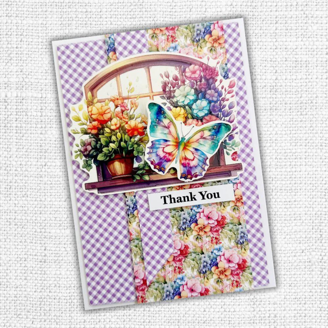 Paper Rose Studio - Rainbow Garden Cut Aparts Paper Pack