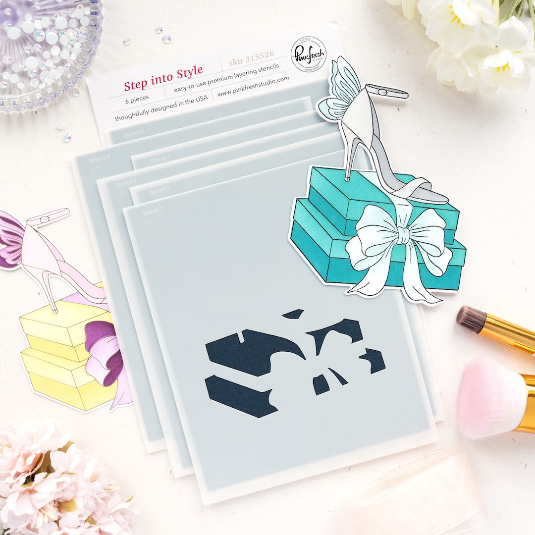 Pinkfresh Studio - Step into Style Stencils