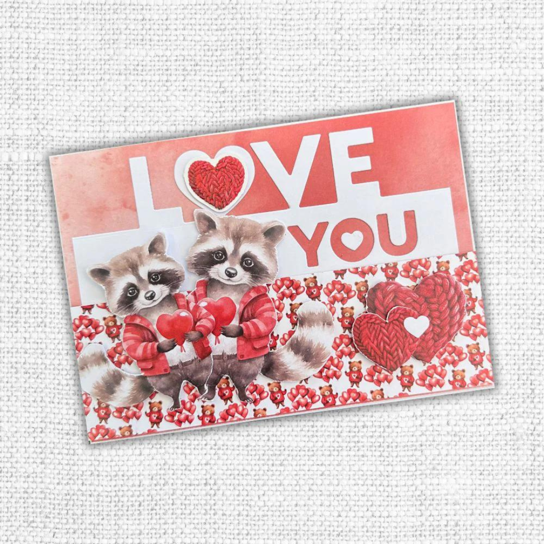 Paper Rose Studio - Love You Border Metal Cutting Die