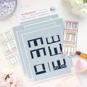 Pinkfresh Studio - Darling District Stencils