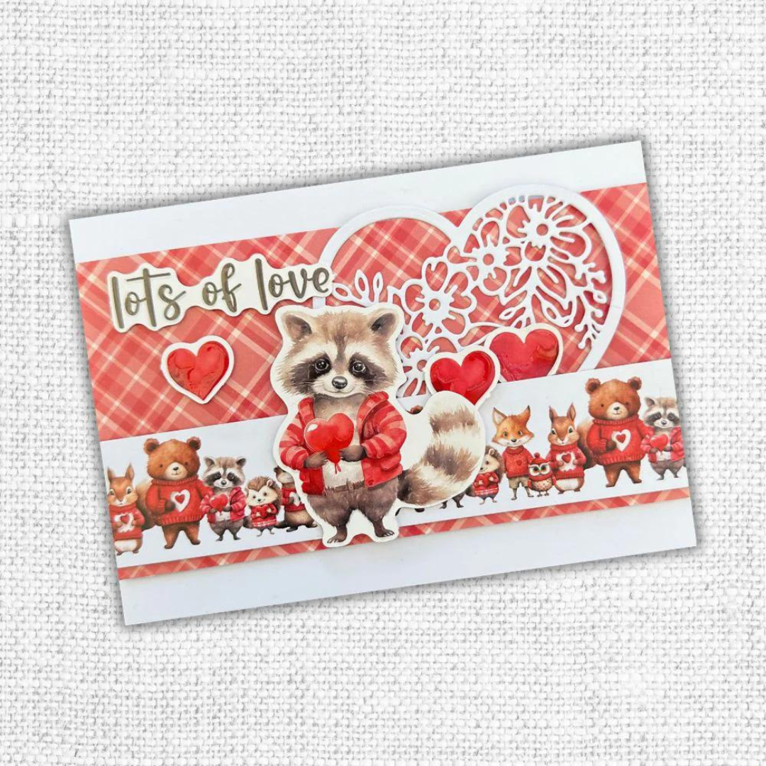 Paper Rose Studio - Animal Love Embossed Die Cuts