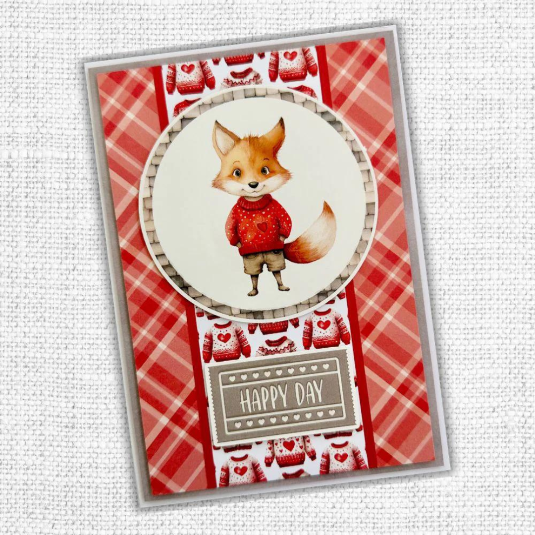 Paper Rose - Animal Love Quick Cards 1.0 6" x 8" Die Cuts & Sentiments