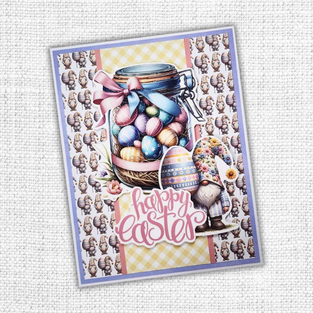 Paper Rose Studio - Happy Easter 6" x 8" Die Cuts & Sentiments