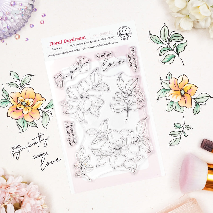 Pinkfresh Studio - Floral Daydream Stamps