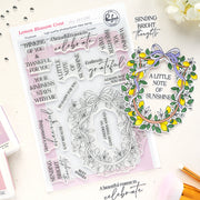 Pinkfresh Studio - Lemon Blossom Crest Stamps