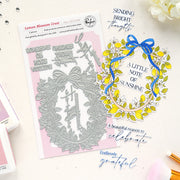 Pinkfresh Studio - Lemon Blossom Crest Press Plates