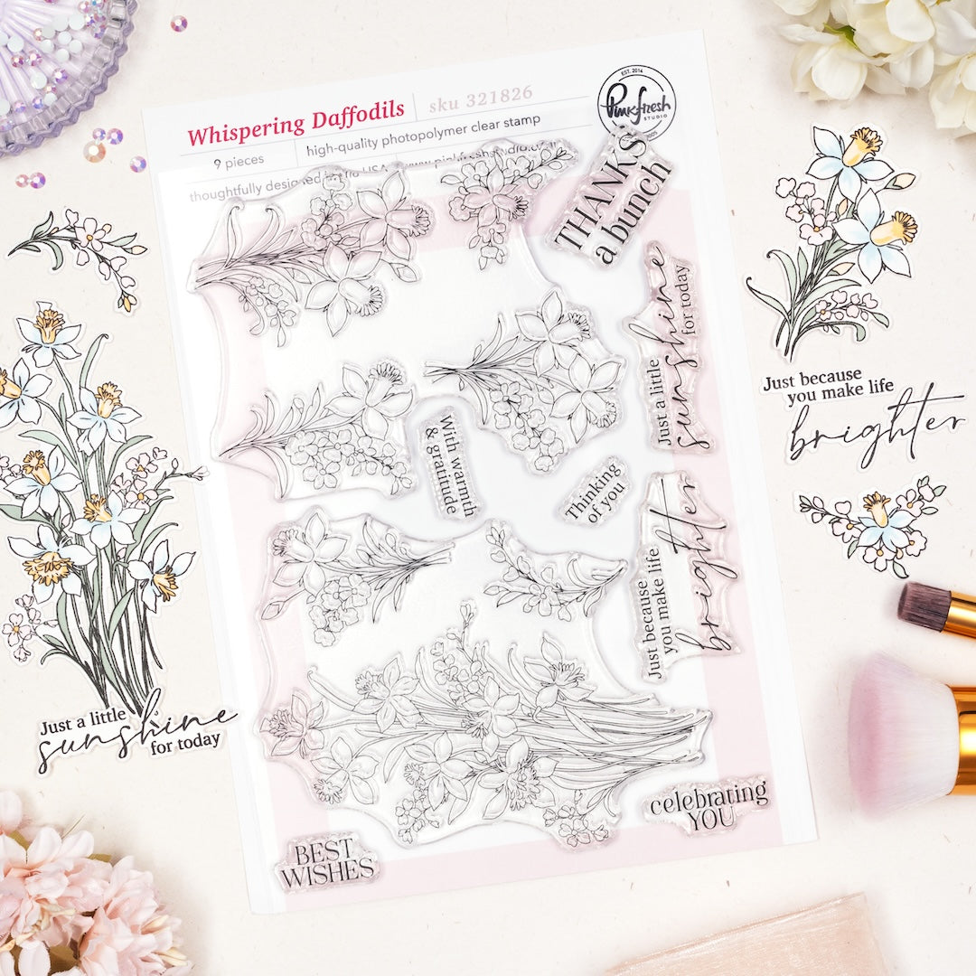 Pinkfresh Studio - Whispering Daffodils Stamps