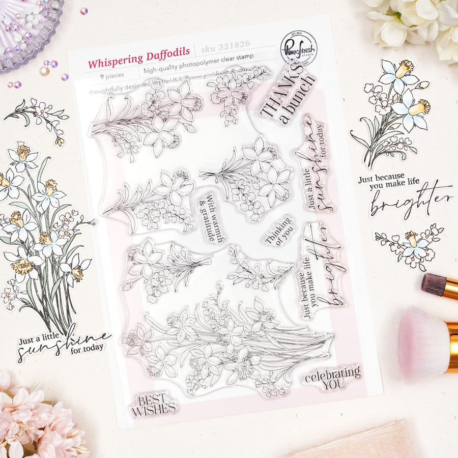 Pinkfresh Studio - Whispering Daffodils Stamps