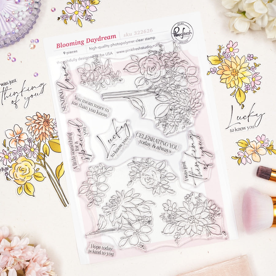 Pinkfresh Studio - Blooming Daydream Stamps