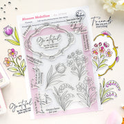 Pinkfresh Studio - Blossom Medallion Stamps