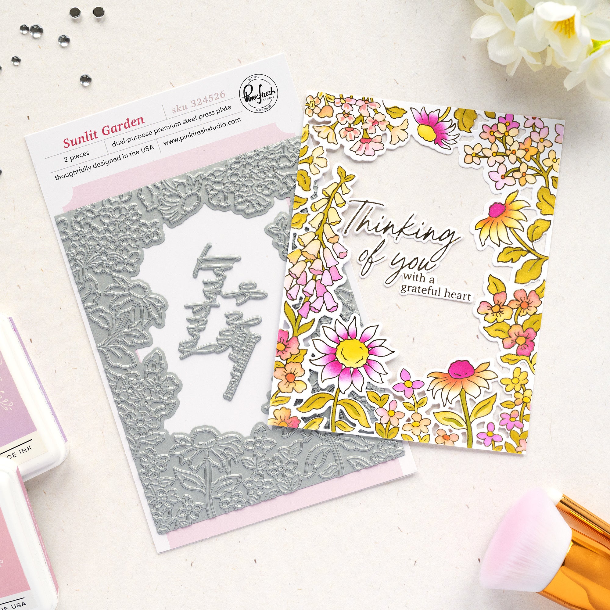 Pinkfresh Studio - Sunlit Garden Press Plates