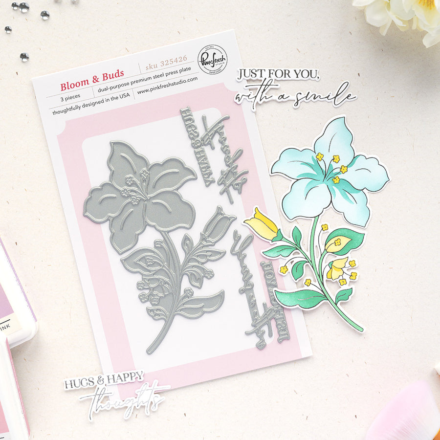 Pinkfresh Studio - Bloom & Buds Press Plates