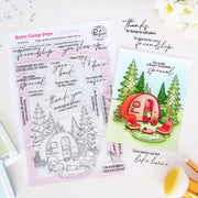 Pinkfresh Studio Retro Camp Days Stamps