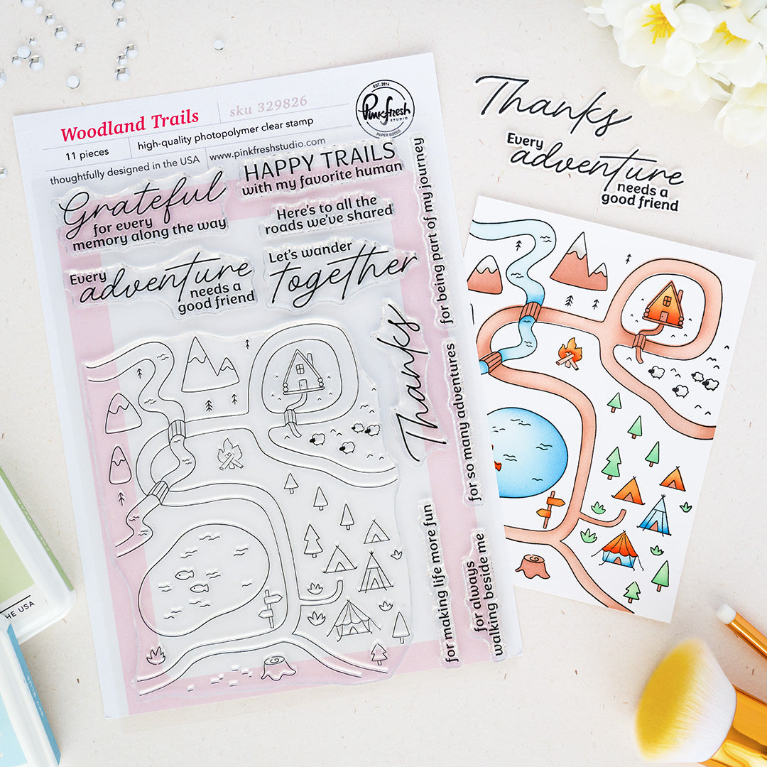 Pinkfresh Studio Woodland Trails Stamps