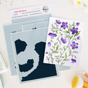 Pinkfresh Studio Soft Meadow Stencils