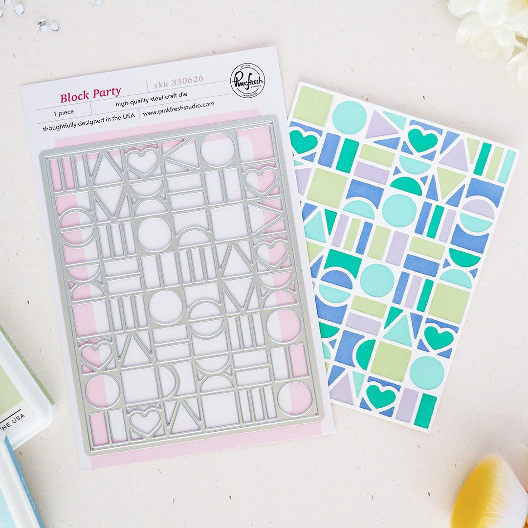 Pinkfresh Studio - Block Party Coverplate Die