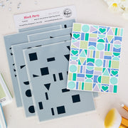 Pinkfresh Studio - Block Party Stencils