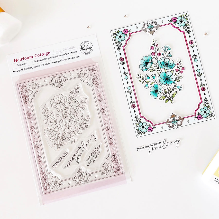 Pinkfresh Studio - Heirloom Cottage Stamps