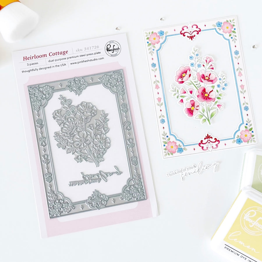 Pinkfresh Studio - Heirloom Cottage Press Plates